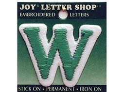 Joy Applique Letter Iron On Cooper 1.5" Green W