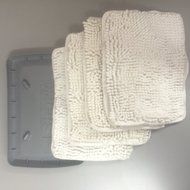 Set of 4 Genuine SHARK Accessory Vac-Then-Steam Mop Cleaning Pad With Tray XT2010 MV2010 N3