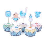Cupcake Toppers for Baby Shower Kids 1st 2nd Birthday Party Cake Decoration 40 Count N2