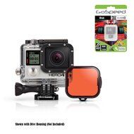 GoPro Hero4 Hero 4 12MP Full HD 4K 30fps 1080p 120fps Built-In Wi-Fi Waterproof Wearable Camera Black Adventure... N47