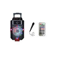 IQ Sound IQ-3068DJBT 8&quot; Rechargeable Speaker w/Bluetooth/USB/MicroSD-In/FM/Mic/Remote