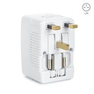 Yubi Power Dual Outlet Travel Adapter with 2 Universal Outlets - Built In Surge Protector and Neon Light Indicator... N12