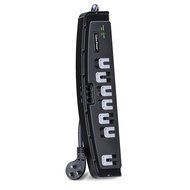 CyberPower CSP606T Surge Protector 6-Outlets 6-Ft Cord and TEL Protection 1350 Joules N3