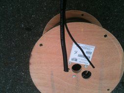 RG6 Outdoor Direct burial Coaxial cable with Messenger, 1000 ft N2