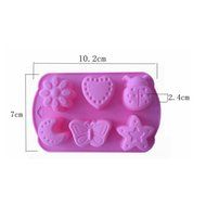 JLHua Flower Star Moon Butterfly Silicone Cake Bread Baking Mold Cake Pan Muffin Cup Chocolate Candy Maker Mold...