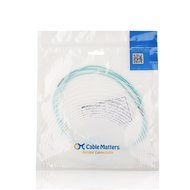 Cable Matters 10Gb 40Gb Multimode OM3 Duplex 50/125 OFNP Fiber Patch Cable LC to LC - 10m N27
