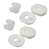 HQRP 2-pack Foam &amp; Felt Filter Kit for Shark Rocket Ultra Light UV450 Upright Vacuum + HQRP Coaster N2