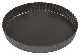 Winco FQP-10 10&quot; Non-stick Carbon Steel Quiche Pan