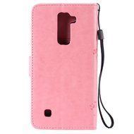 LG K10 Case, LG K10 Wallet Case,PHEZEN Cute Bear Don't Touch My Phone Design PU Leather Wallet Case Stand Flip... N156