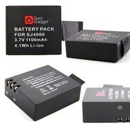DURAGADGET Exclusive SJCAM Action Camera Battery - 1x Rechargeable 3.3Wh Li-ion Battery (900mAH, 3.7V) for the...