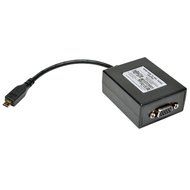 Tripp Lite 6-in HDMI to VGA with Audio Converter Adapter for Chromebook Laptop Desktop PC, 1920x1200/1080P, 6"... N3