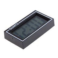 Vktech Mini Digital LCD Auto Car Truck Dashboard Date Time Calendar Clock Black