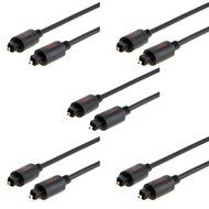 CableCreation (50Feet) Slim Toslink Optical Digital Audio Cable OD:4.0mm Molded Black N4