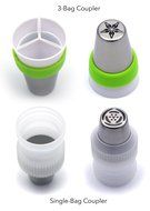 LiveEco Russian Piping Tips Professional 42-Piece Set | For Cake and Cupcake Icing Decorating | Includes Piping...