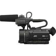 JVC GY-LS300CHU Ultra 4K HD 4KCAM Super 35 Pro Camcorder &amp; Mic Top Handle Audio Unit with Panasonic 14-140mm MFT...