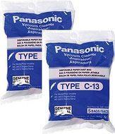 2 Panasonic Canister Vacuum Cleaner Type C-13 Bags Genuine Part # AMC-S5EP N2