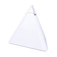 A-szcxtop LED 7 Color Changing Triangle Pyramid Digital Music Alarm Clock