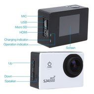 Mira-Tech Waterproof Action Camera 12MP 1080P HD with 2 Batteries and Free Accessories Kit (Wifi White)