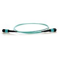 50Force 12m MTP/MTP 40GB 50/125 Plenum OM4 Multimode 12 Strand Fiber Trunk Cable Aqua N3