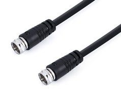 ViewTV Coaxial Cable (50 Feet) with Coaxial Coupler - Extend Your Digital TV Antenna Cable N3