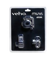 Veho VCC-A006-PHM Professional Handlebar and Helmet Mount for MUVI Atom and MUVI Atom NPNG (Black)