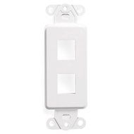 LEVITON 41643-T 3-Port QuickPort Decora Platform, Light Almond N10