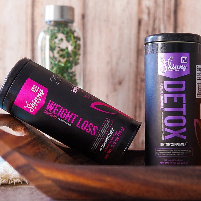 Skinny Bunny Tea Weight Loss & Detox Bundle: Manage Weight, Support Immune System, Healthy Cleanse & Promote Health... N40