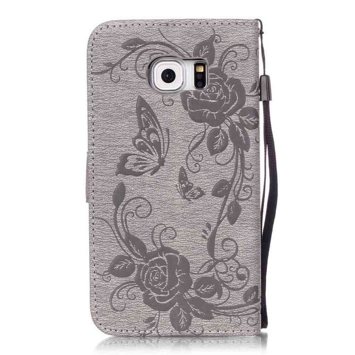 Samsung Galaxy S7 Edge Case, UNEXTATI Wallet Case for Samsung Galaxy S7 Edge, PU Leather Case with Wrist strap... N203