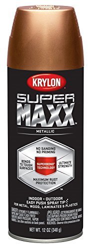 Krylon K08992000 SUPERMAXX Spray Paint, Copper Metallic by Krylon