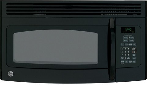 GE JNM1541DMBB 1.5 Cu. Ft. Black Over-the-Range Microwave