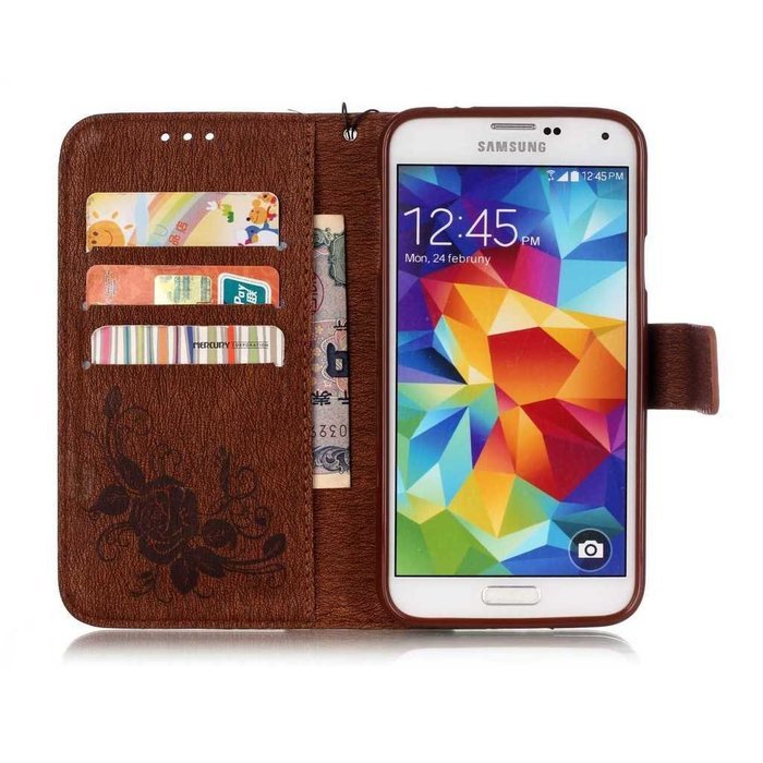 Samsung Galaxy S7 Edge Case, UNEXTATI Wallet Case for Samsung Galaxy S7 Edge, PU Leather Case with Wrist strap... N212