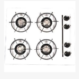 24" Gas Cooktop with Cordless Ignition in White