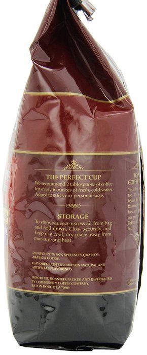 Community Coffee Private Reserve Whole Bean Louisiana Blend Dark, 12 oz., 3 Count N5