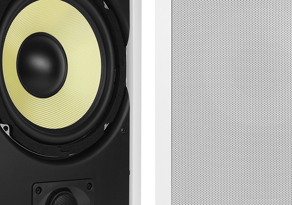 4) VM Audio Elux 8-Inch 270W 2 Way In-Wall Surround Sound Home Speaker (Four)