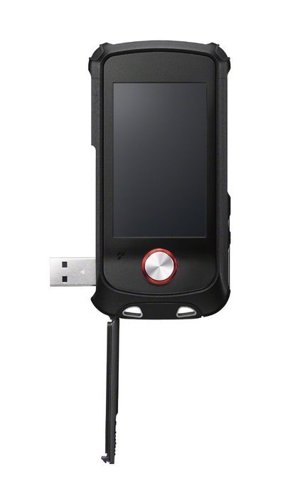 Sony Bloggie Sport (MHSTS22) Waterproof Video Camera with 4x Digital Zoom and 2.7-Inch Touchscreen LCD (Red) (... N5