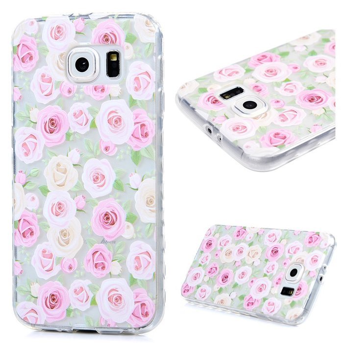 Galaxy S6 Case,Samsung Galaxy S6 Case - Shockproof Soft TPU Rubber Skin Bumper Case Transparent Crystal Clear... N14
