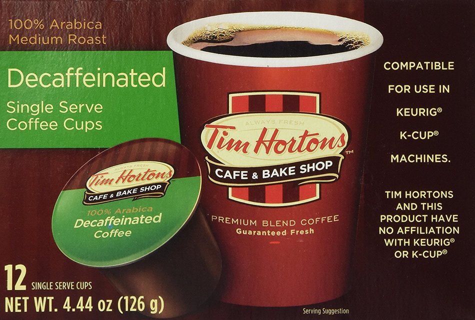 Tim Hortons Single Serve Decaffeinated Coffee Cups (24-Count) N2