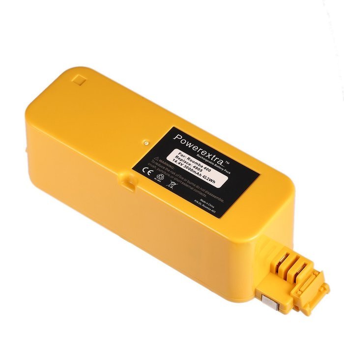 Powerextra 14.4V Replacement Battery with Hard Case iRobot Roomba APS 4905 400 Series Vacuum Cleaner N3