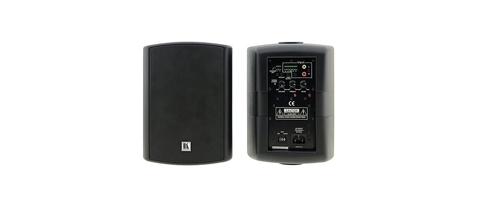 Kramer Tavor 5-O 5.25&minus;Inch, On&minus;Wall 2&minus;Way Powered Speakers (Pair, Black)