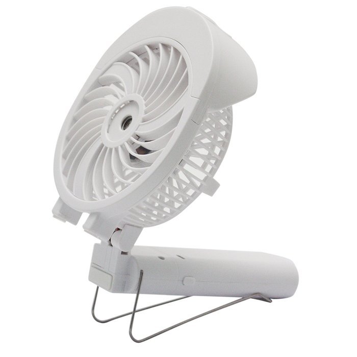 3 Speeds Mini USB Rechargeable Desktop Water Misting Cooling Fan wih 4000mAh Power Bank N4