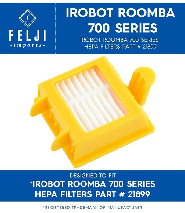 Felji iRobot Roomba 700 Series HEPA Filters Part # 21899