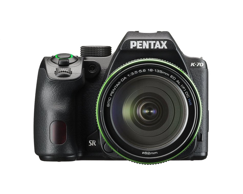 Pentax K-70 Weather-Sealed DSLR Camera with 18-135mm Lens (Silver) N16