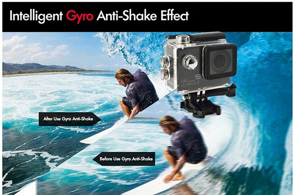 Hopezone Ultra 4K Camera Sport Action Wifi Camera NTK96660 Chipest Sony Sensor Full HD 1080P/60FPS 2.0"LCD Diving... N2