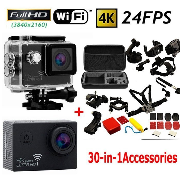 Hopezone Ultra 4K Camera Sport Action Wifi Camera NTK96660 Chipest Sony Sensor Full HD 1080P/60FPS 2.0"LCD Diving... N3