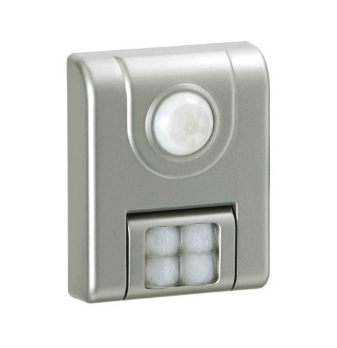 LIGHT IT by Fulcrum 20043-301 4 LED Wireless Motion Sensor Light, Silver by Fulcrum