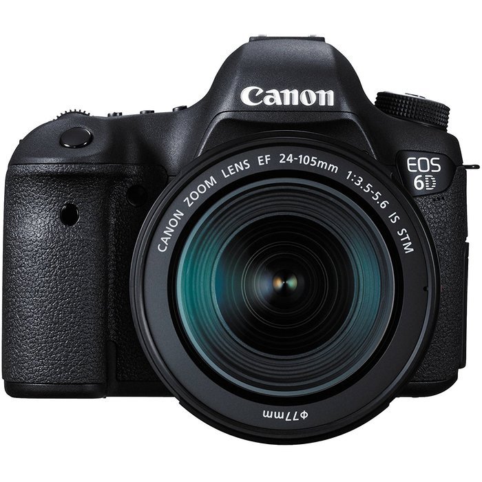 Canon EOS 6D Digital SLR Camera Body & EF 24-105mm IS STM Lens with 64GB Card + Backpack + Battery & Charger +...