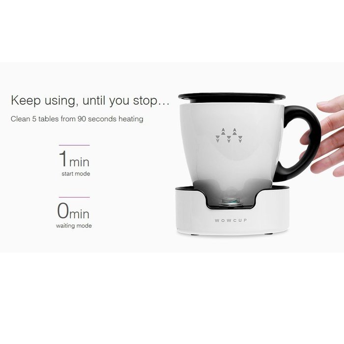 WOWCUP Compact Size, Powerful Steam Cleaner, Sterilizer, Sanitizer N4