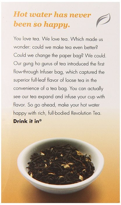 Revolution Tea Sweet Ginger Peach Black Tea, 30 Count N2