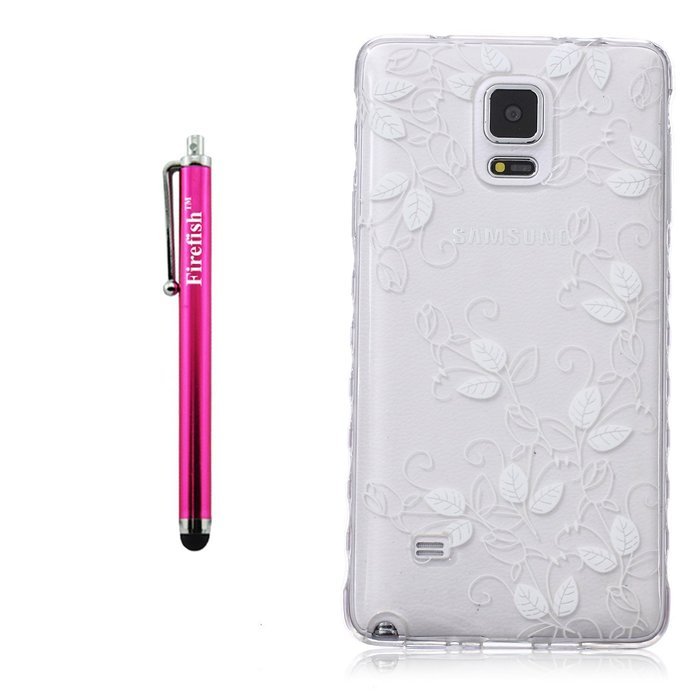 Note 4 Case, Firefish Durable Soft TPU Back Case [Soft-Flex] Drop Protection Scratch-Resistant Cover Skin Protective... N76