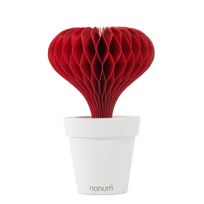 Lovepot Humidifier Non-electric Eco-friendly Natural Evaporating Red N4